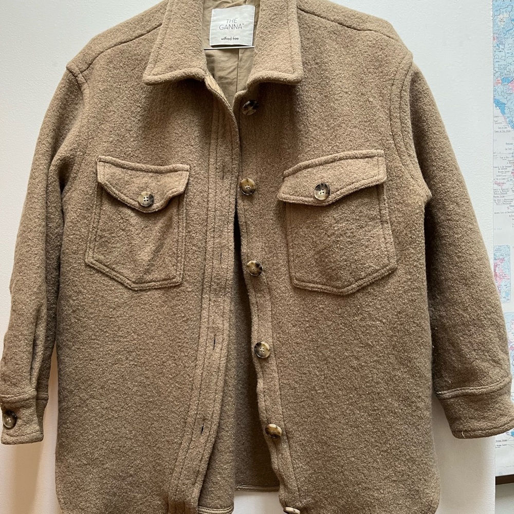 Wilfred Tan Wool Jacket